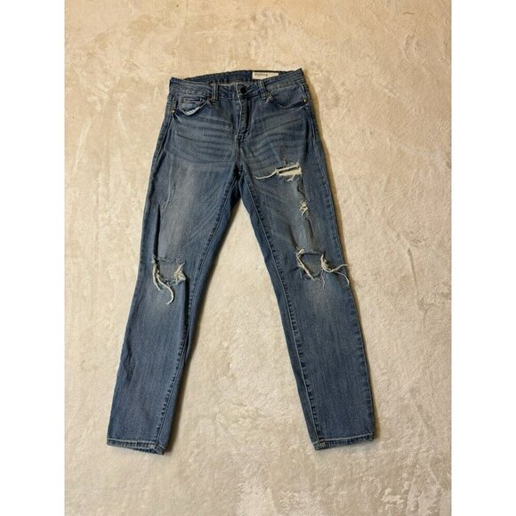 Pistola Blue Dénim Distressed Jeans Size 28 - Picture 1 of 9